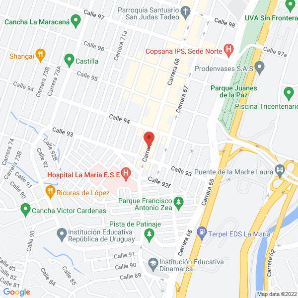 Mapa de Lava Ya
