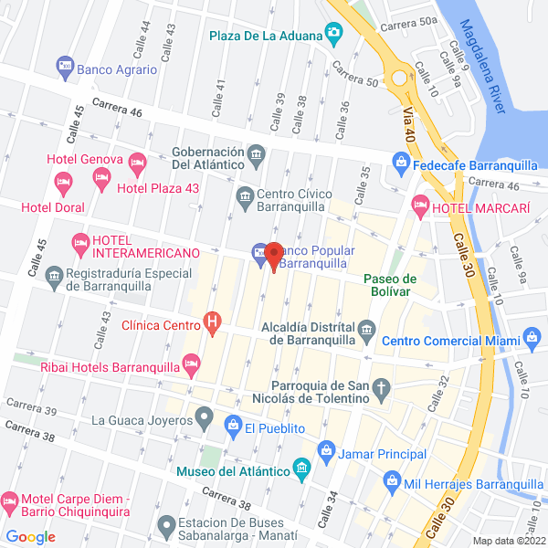 Map of Inversiones Zamarra Ferrer S. En C.