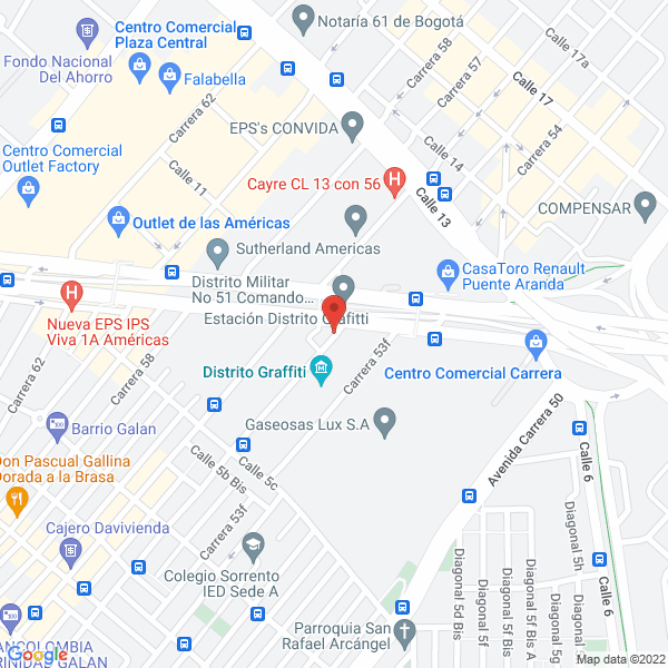 Mapa de Investam & Cía. S.A.