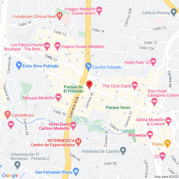 Mapa de Moreno Abogados