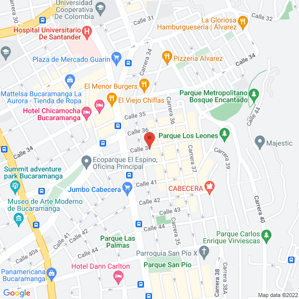 Map of Motel El Castillo Del Edén
