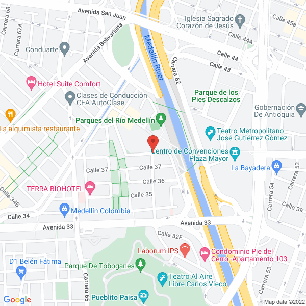 Mapa de Orquesta Los Black Stars