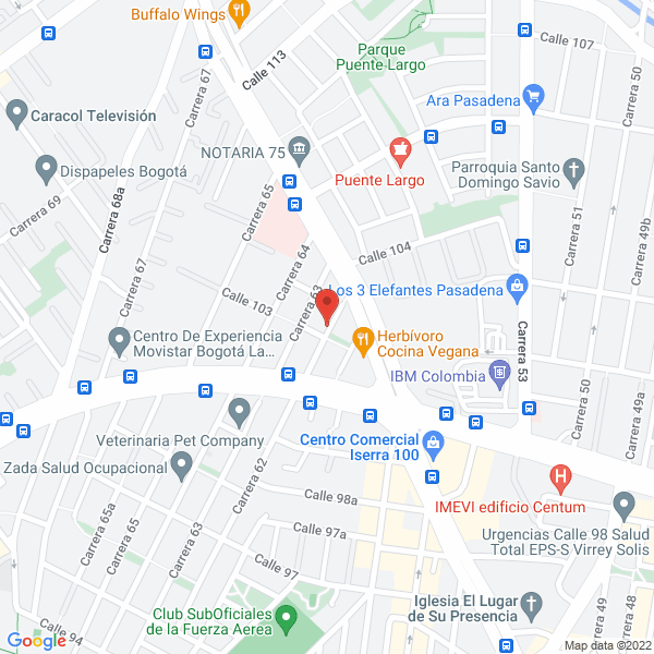 Mapa de Ortho Dental Bogota S.A.S.