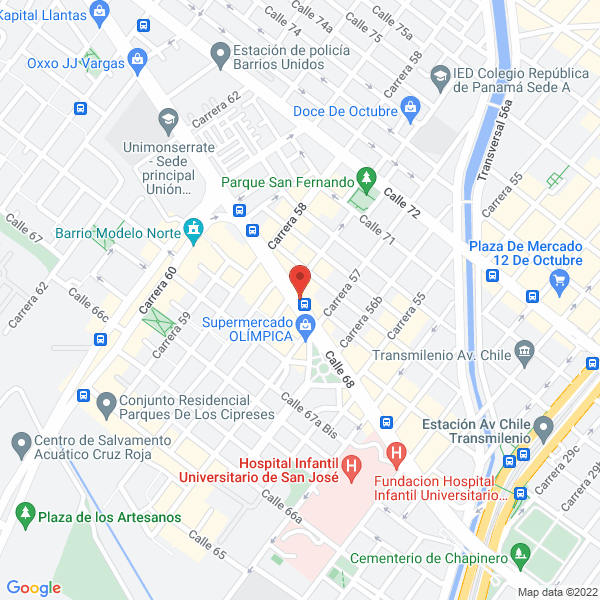 Mapa de Ortholab S.A.S.