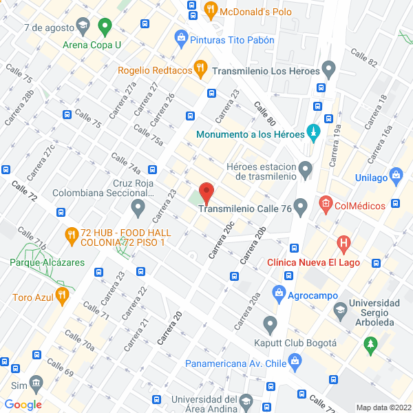 Mapa de Orthorich Laboratorio Dental