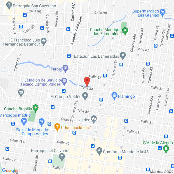 Mapa de Mondongos Plaza
