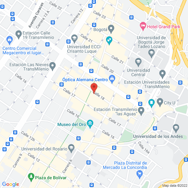Mapa de Monroy & Botero Abogados Ltda.