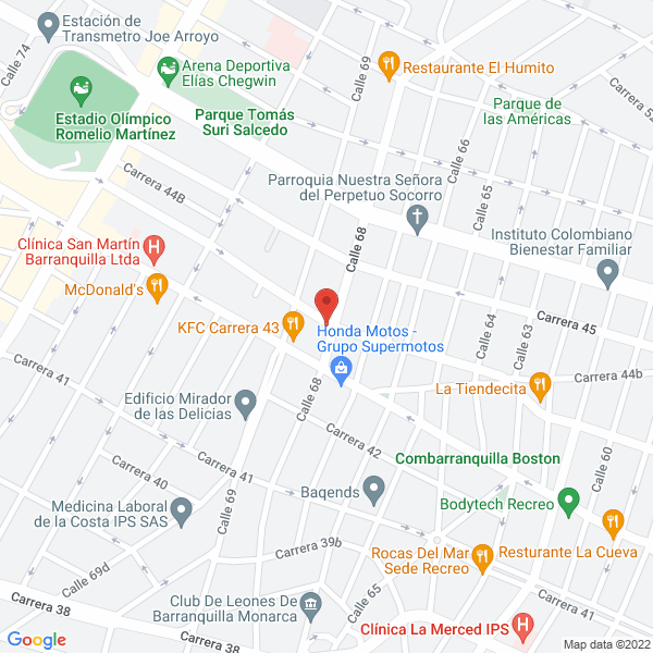 Map of Miss Ella'S