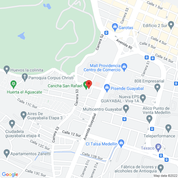 Mapa de Mister Bagre Restaurante