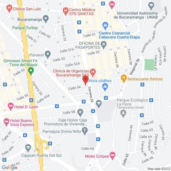 Map of Mj Inmobiliaria & M.E.P Urbanas