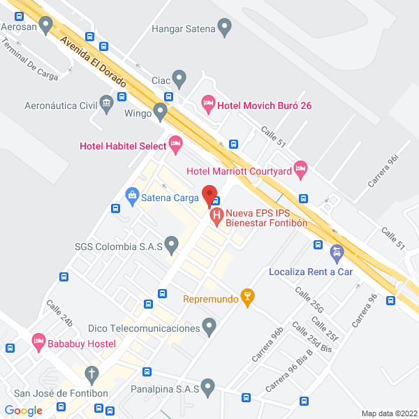 Mapa de Module Y Diseñe Ltda.