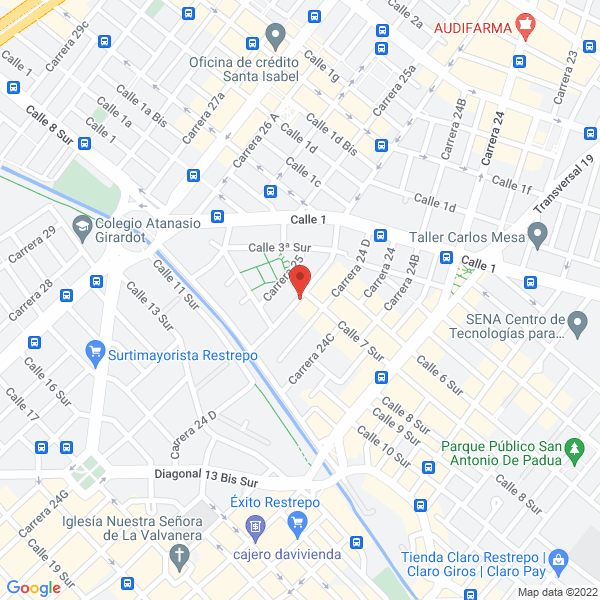 Mapa de Montacargas Sarmiento
