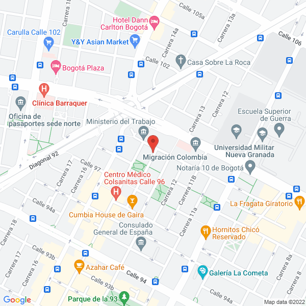 Mapa de Morelco S.A.S.