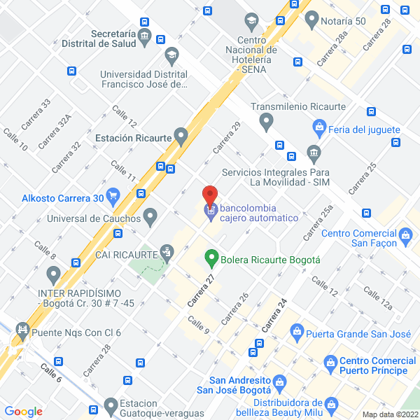 Mapa de Montajes Y Servicios M.B. E.U.