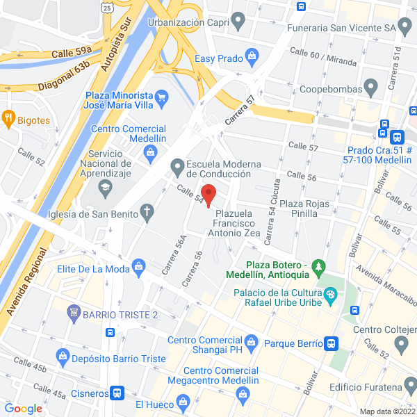 Mapa de Metaldeko
