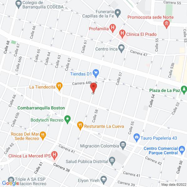 Map of Metales Industriales