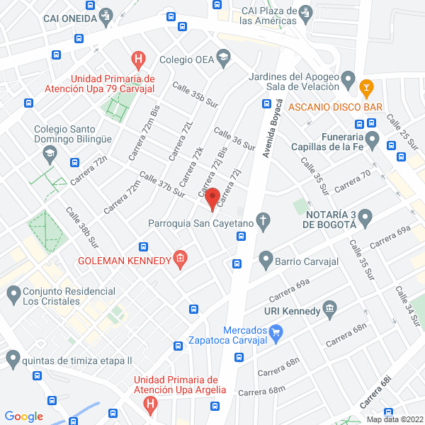 Mapa de Metalgo Ltda.