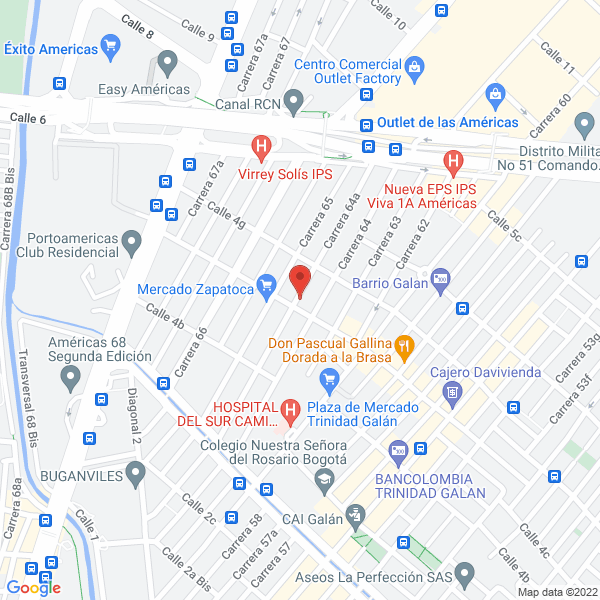 Mapa de Metálicas Indusierra