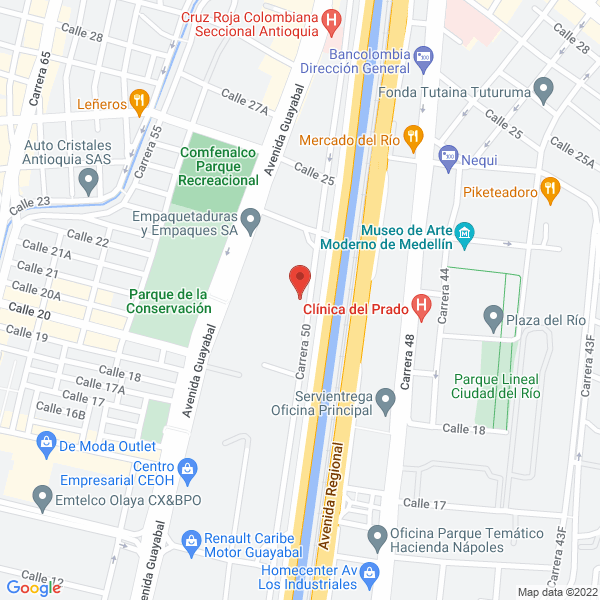 Mapa de Metálicas Kaloly