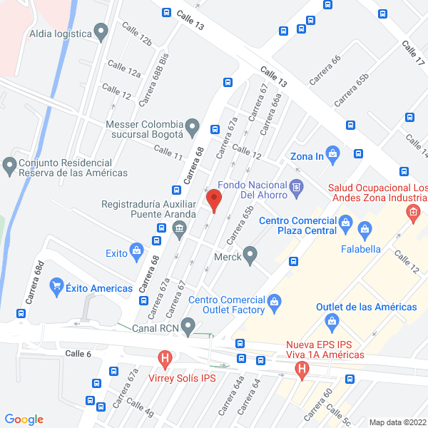 Mapa de Metalmind S.A.S.