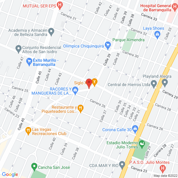 Map of Mi Radiador