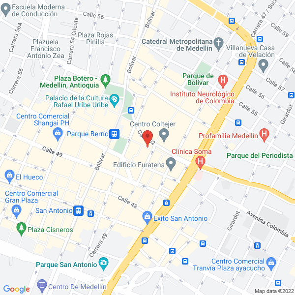 Mapa de Librería América