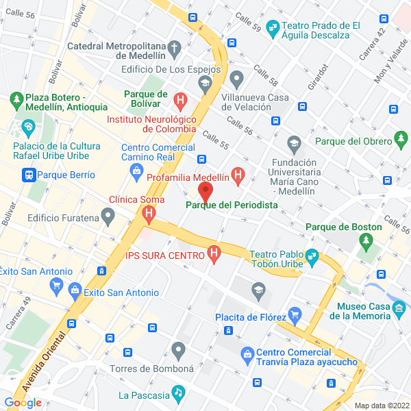 Mapa de Librería Cristiana Nueva Generación