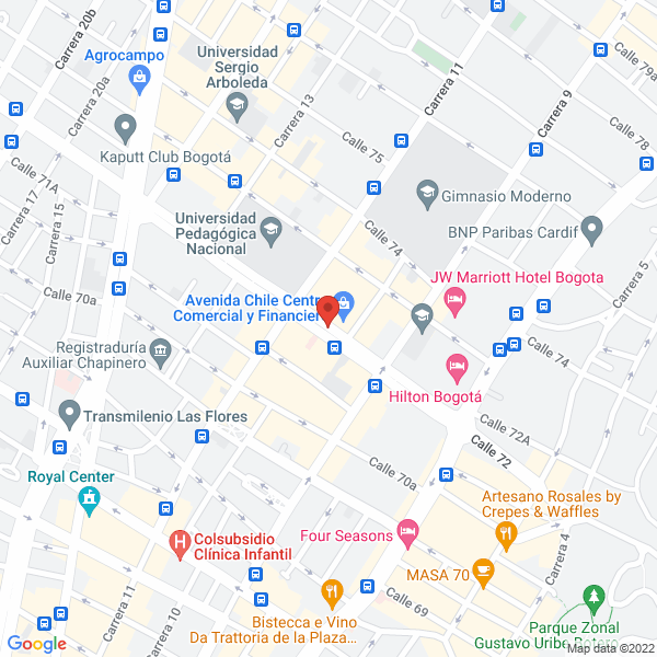 Mapa de Librería La Tienda De Las Letras