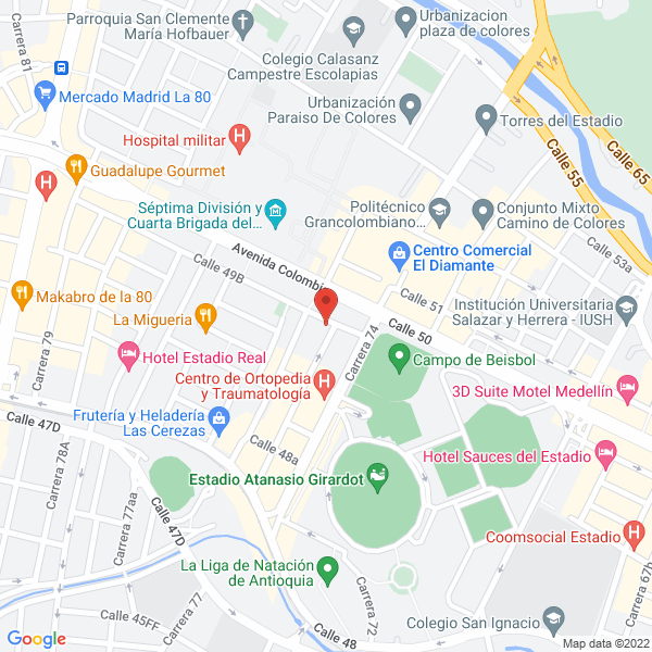 Mapa de Librería Palinuro