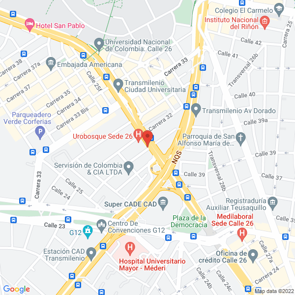 Mapa de Libreria Y Papeleria Escolar