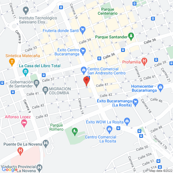 Map of Librería Manantial