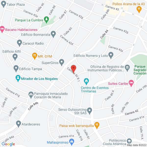 Map of Librerúa Médica Beatriz Ltda.