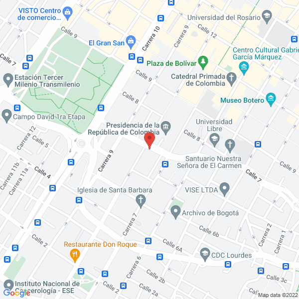 Mapa de Pachon G German H