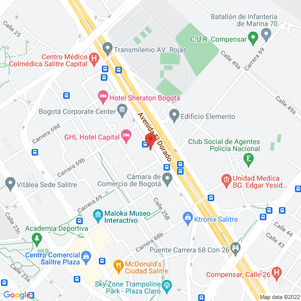 Mapa de Padecasa Obras Y Servicios S.A.