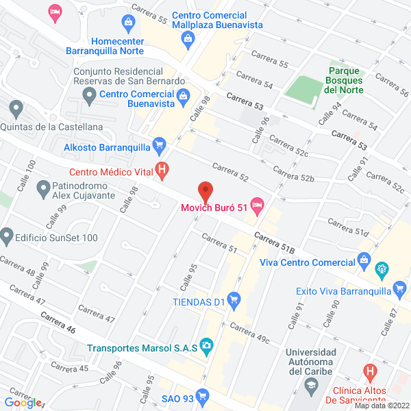 Map of Padilla Drago Luis