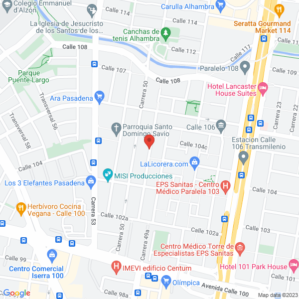 Mapa de Paez Mora & Asociados Abogados Consultores S.A.S.