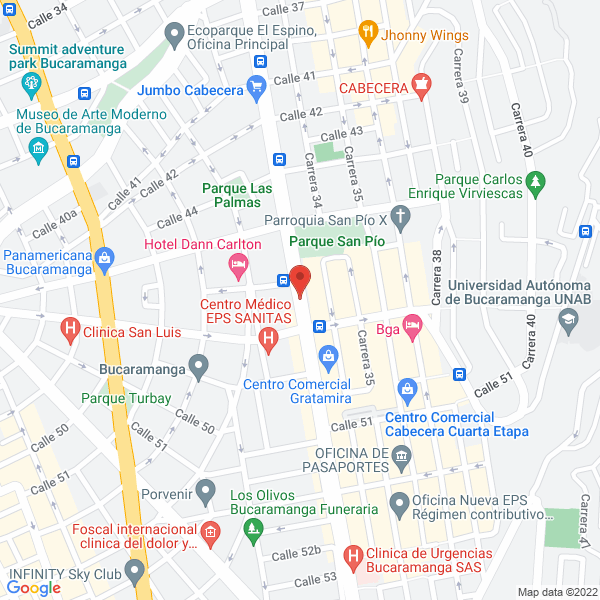 Map of Paez Rolon Ana Briceida