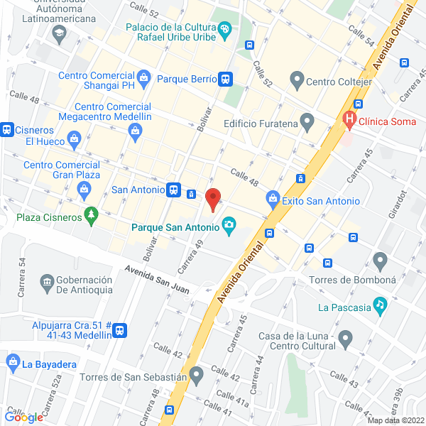 Mapa de Paisa Deportes