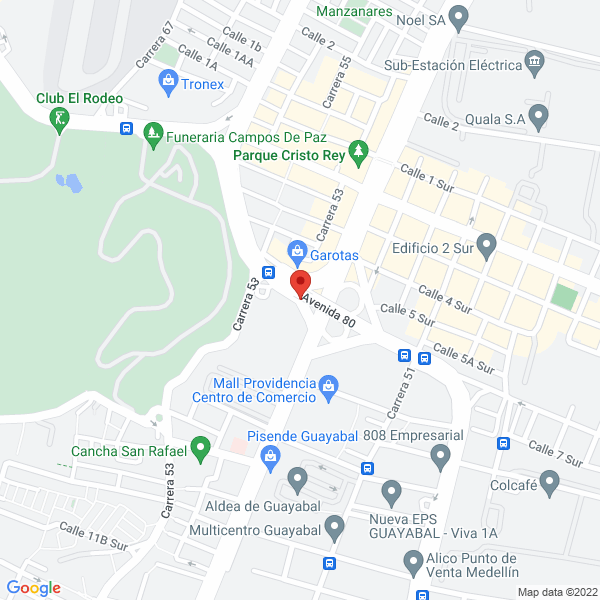 Mapa de Paisatours Ltda.