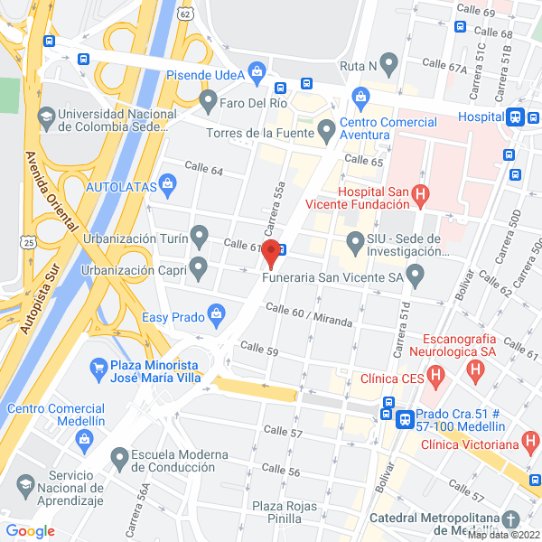Mapa de Palitos El Chamo