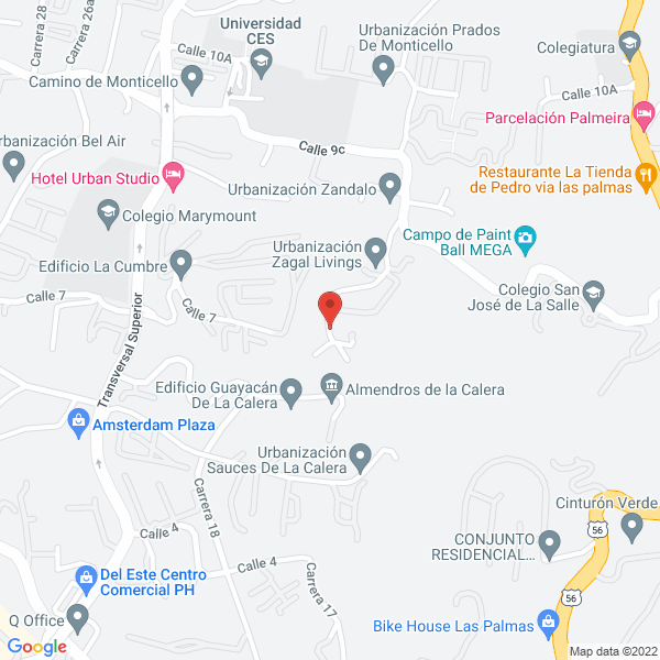 Mapa de Panadería El Diamante