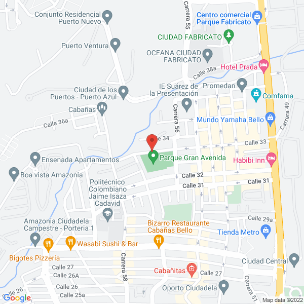 Mapa de Panadería Natipán