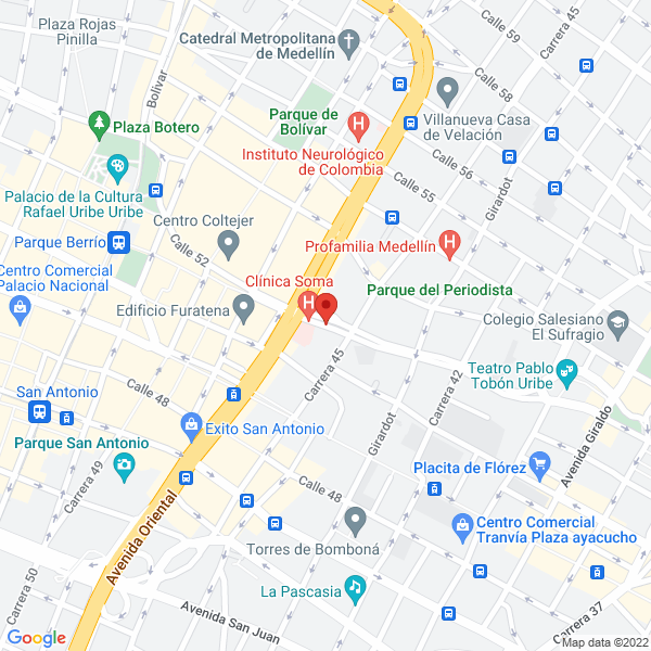 Mapa de Panadería Sandra Y M