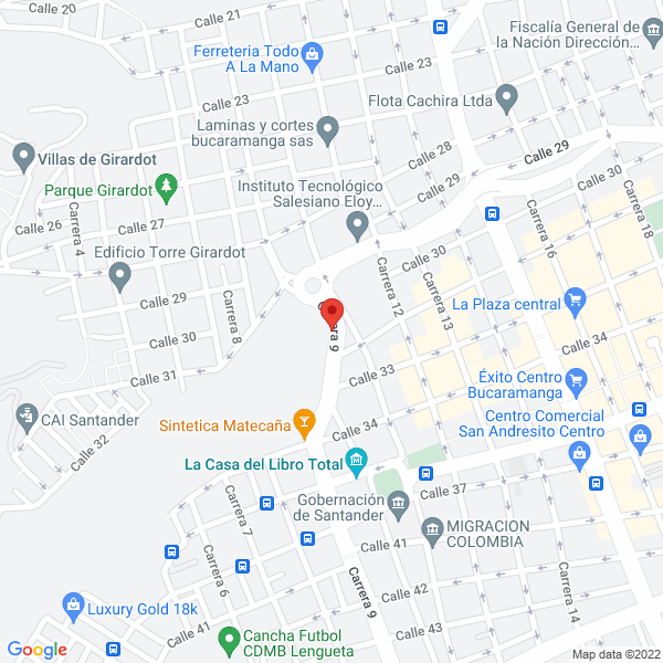 Map of Panaderia Todo Rico La Cumbre