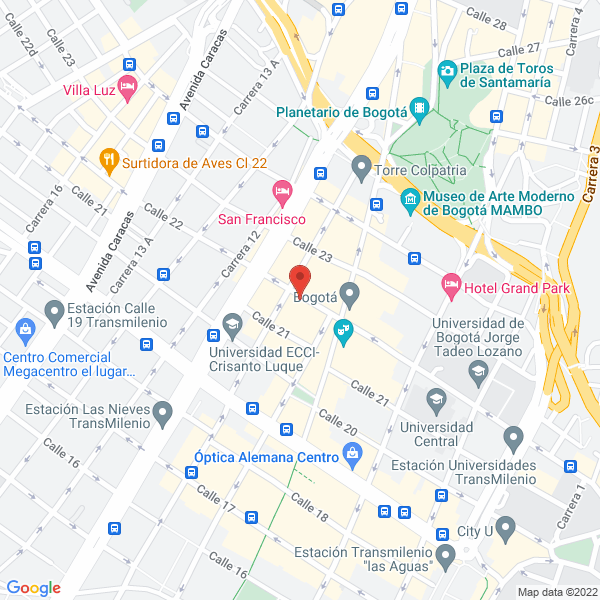 Mapa de Panadería Y Bizcochería El Cometa S.A.