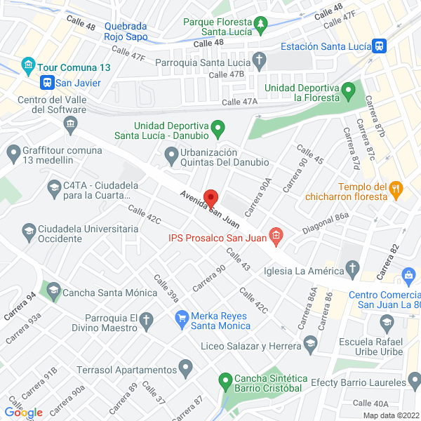 Mapa de Jct Equipos & Servicios Ltda.