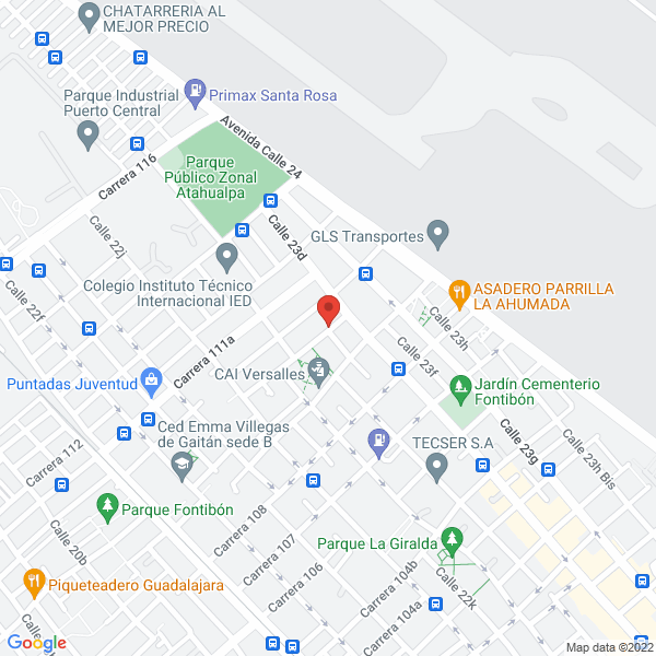 Mapa de Kenwoor Lubricantes Alfierro S.A.S.