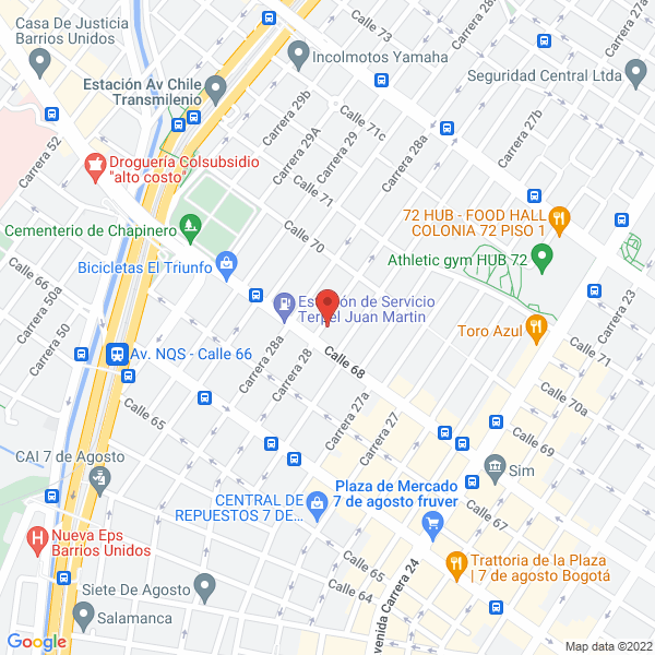 Mapa de Kingraphic S.A.S.