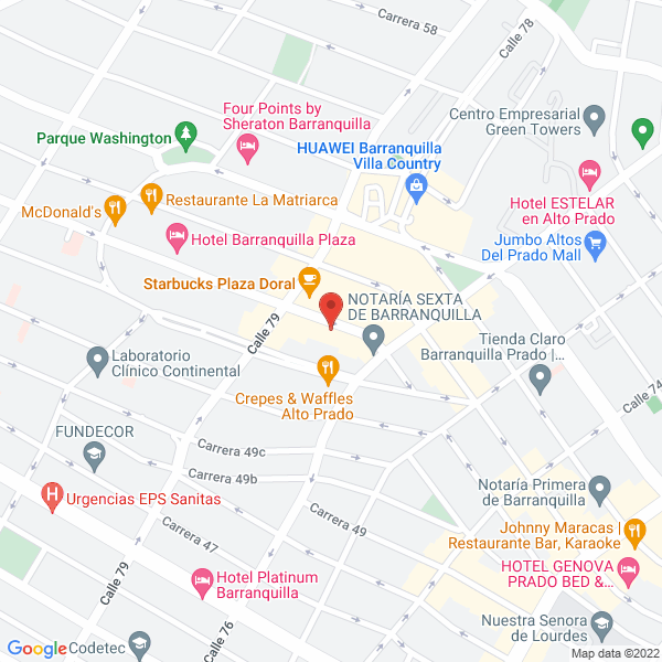 Map of Kitchen Store