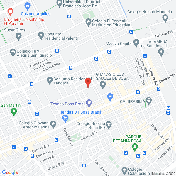 Mapa de Parqueadero El Caballero